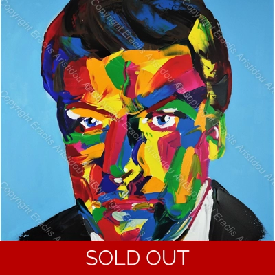 SOLD Sir Michael Caine Pop Portrait 003
